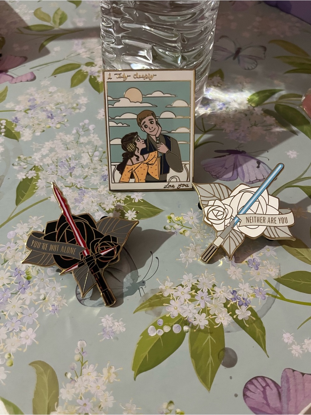 Star Wars pins (Panakin and Reylo)